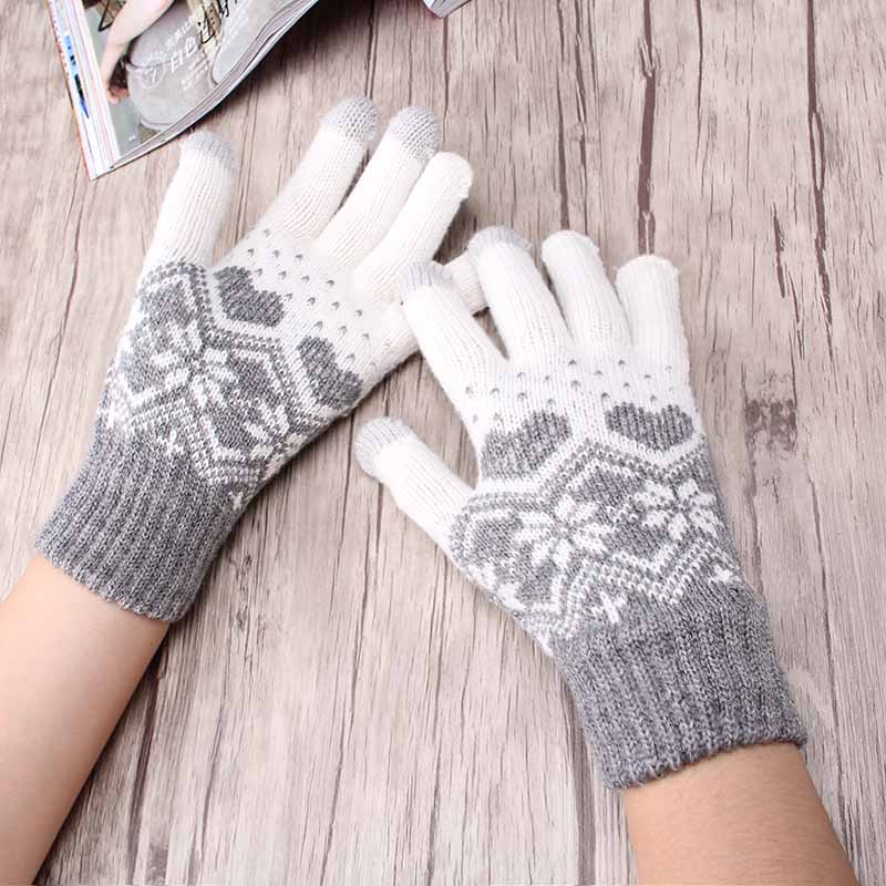 Women Knitted Gloves Magic Tou - Magic Touch Glove ulasan dan harga