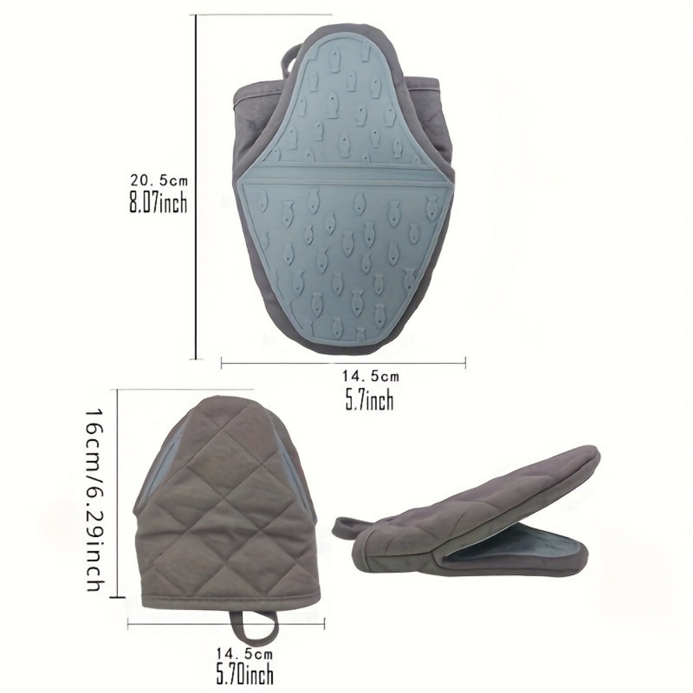 1PC Fish Shaped Silicone Anti  - Oven Mitt Silicone ulasan dan harga
