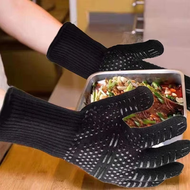 1 Pair Oven Gloves Oven Mitts  - Oven Mitt Silicone ulasan dan harga