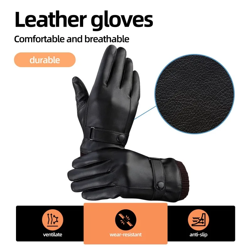Simple Advanced Men's Gloves P - Leather Driving Glove ulasan dan harga