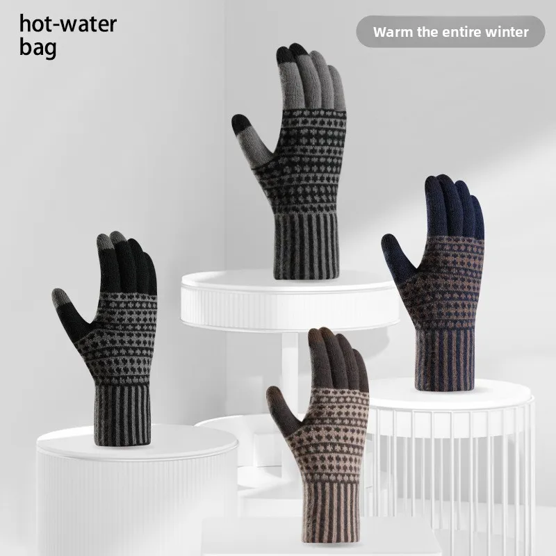 New Cross Border Touchscreen G - Wool Glove Lined ulasan dan harga